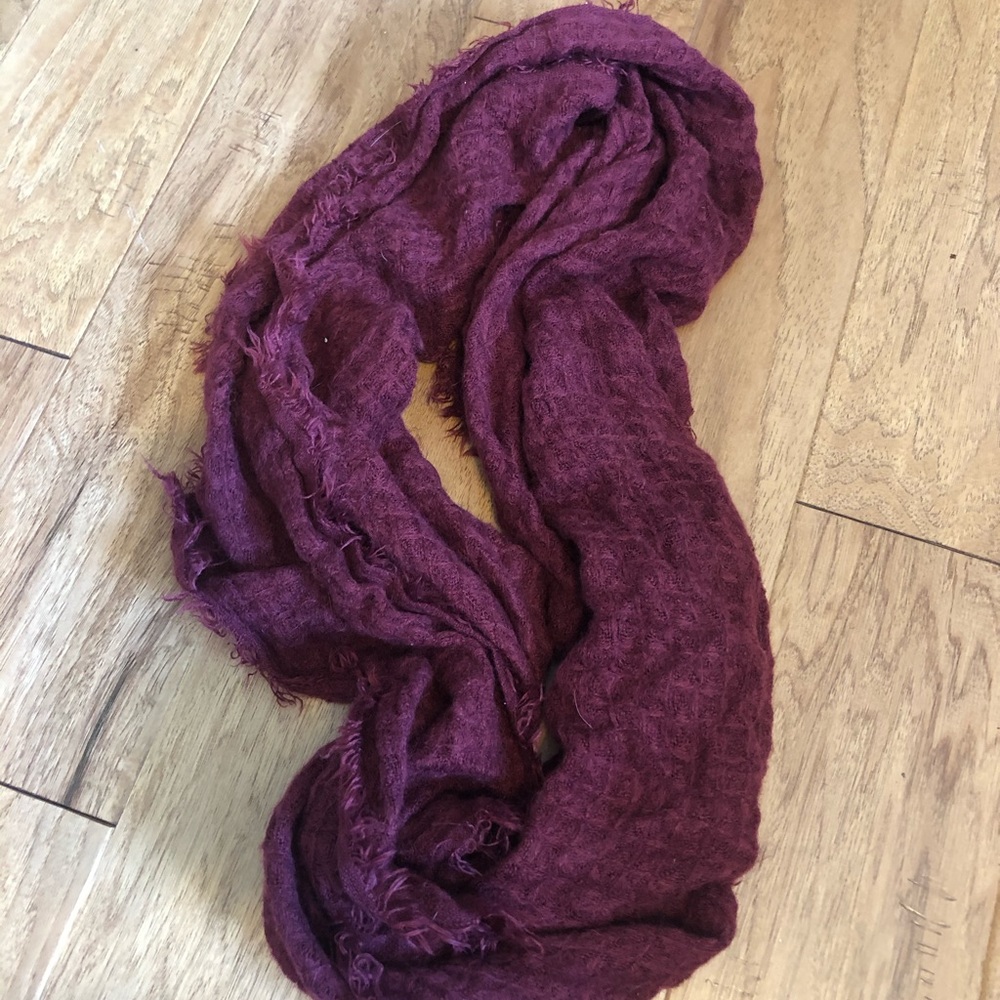 Maroon Infinity Scarf - Picture 2 of 2